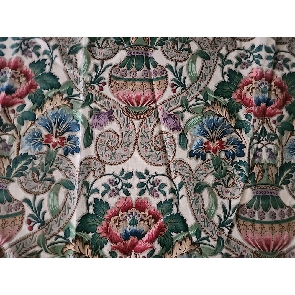 Vintage Arthur Sanderson CASCACS Linen Fabric from  KING SIZE HEAD BOARD 83 X 48